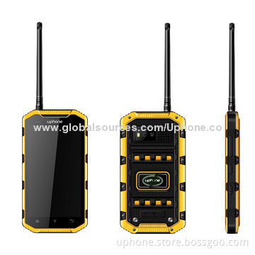 IP68 Water-resistant Mobile Phones with 5-inch HD, PTT, GPS and Outdoor Module, 3000mAh Real Battery